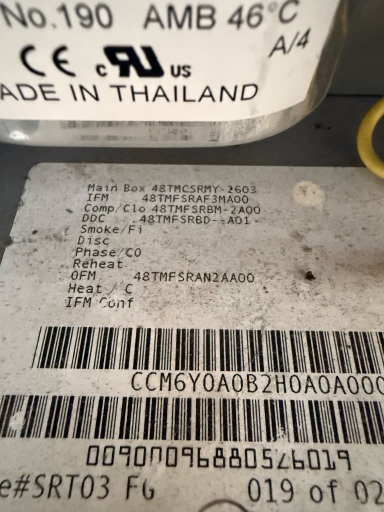 Commercial rooftop installation — units and junction boxes