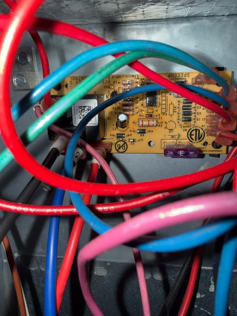 Control board and wiring — commercial / light commercial service